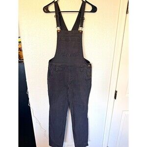 5.11 Tactical Black Cotton Canvas Military Bib Overalls Adjustable, Pockets Sz S